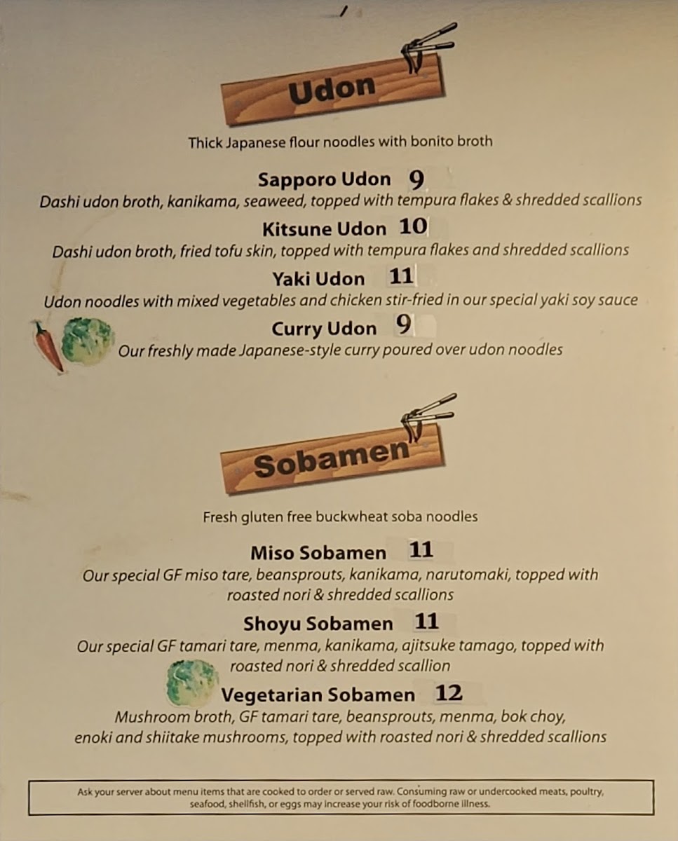 Sapporo Ramen & Noodle Bar Menu - Image 2
